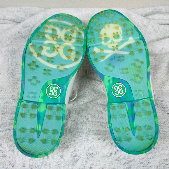 G/FORE Gallivantor Golf Shoe Camo Pebble G4MS23EF02 Sardina White / Green Sz 11 - Picture 4 of 16